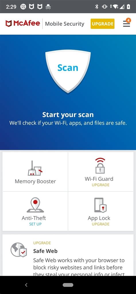 download mcafee security app
