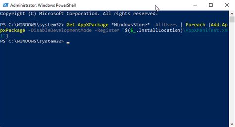 download microsoft store apps with powershell