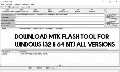 download mtk flash tool all model