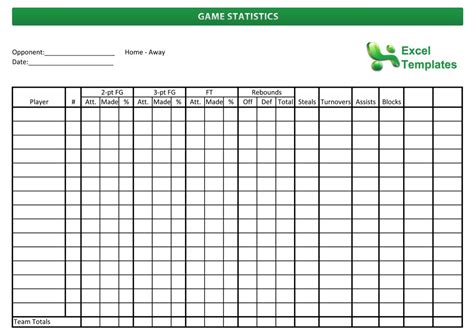 download nba player stats excel