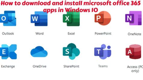 download office 365 apps windows 10