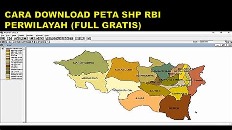 download peta shp per kecamatan