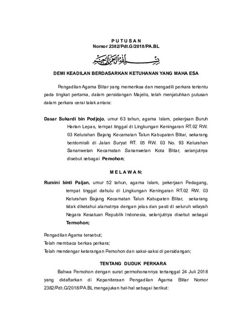 download putusan pengadilan agama