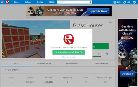 Download Roblox Installer Button