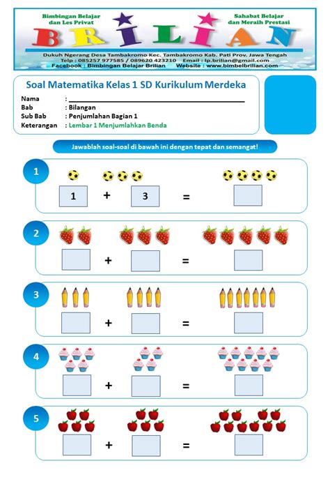 download soal sas matematika kelas 2 semester 1 kurikulum merdeka