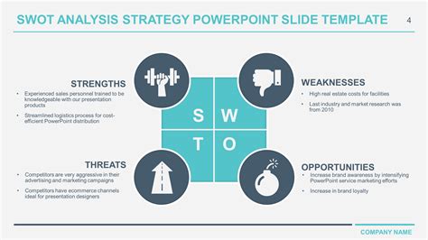download template ppt analisis swot