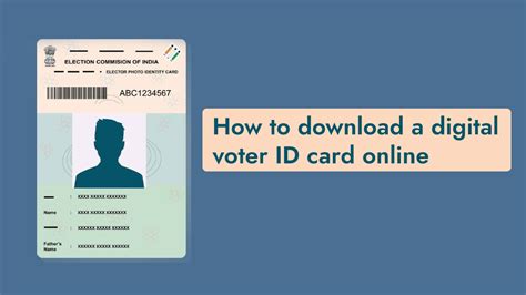 download voter id card online