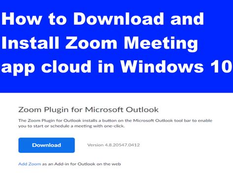 download zoom plugin for windows