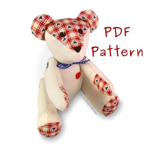 Memory Bear pattern complete instructions PDF format Etsy