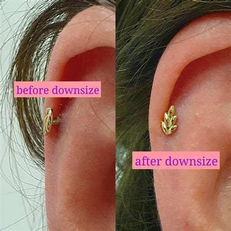 Downsizing Piercing With Bump