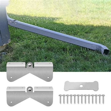 Downspout Extension Flip-Up Hinge