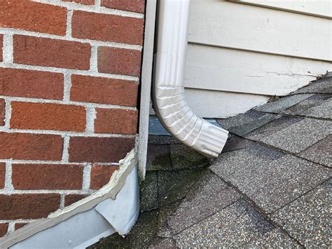 Downspout Into Gutter