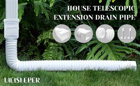 Downspout White Drain