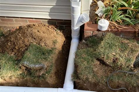 Downspouts Into The Ground