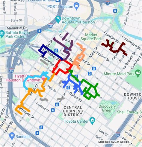 Downtown Tunnels Map