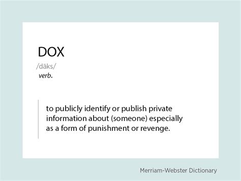 dox meaning