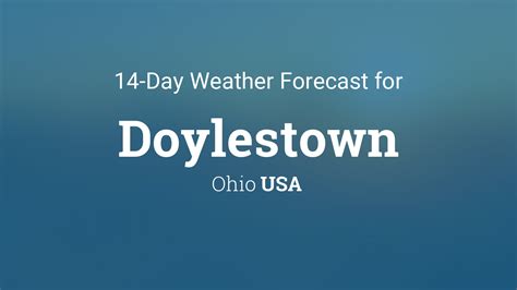 Doylestown Weather Forecast