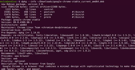 dpkg list files in package