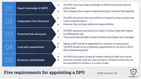 dpo gdpr requirements