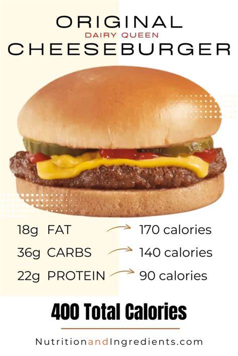 Cheeseburger Dairy Queen® Menu