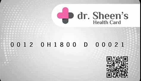 Health Card Template