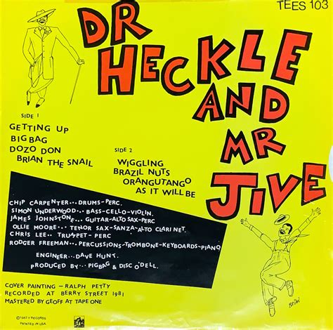 dr  freckle and mr  jive