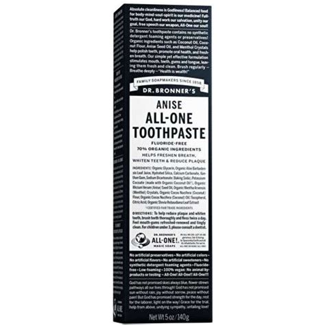 Dr Bronner's Toothpaste Vs Toms