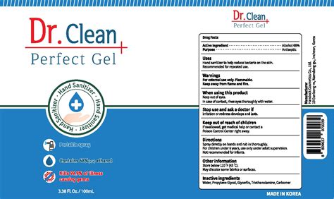 dr clean spray ingredients