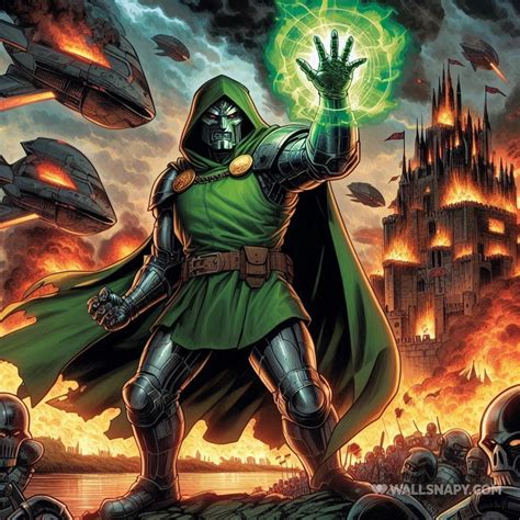 Dr Doom Destroying Missiles