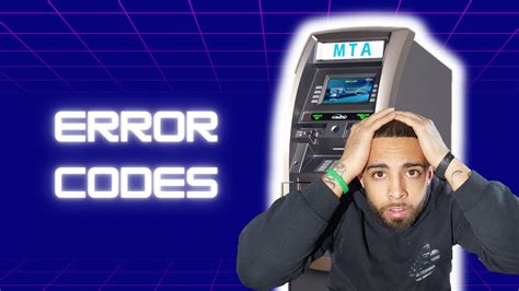 dr due to atm/dep error