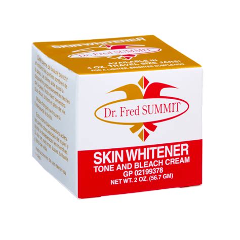 dr fred summit skin whitener ingredients