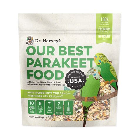 dr harvey's best parakeet food