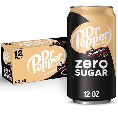 Dr Pepper Zero With Cream Soda