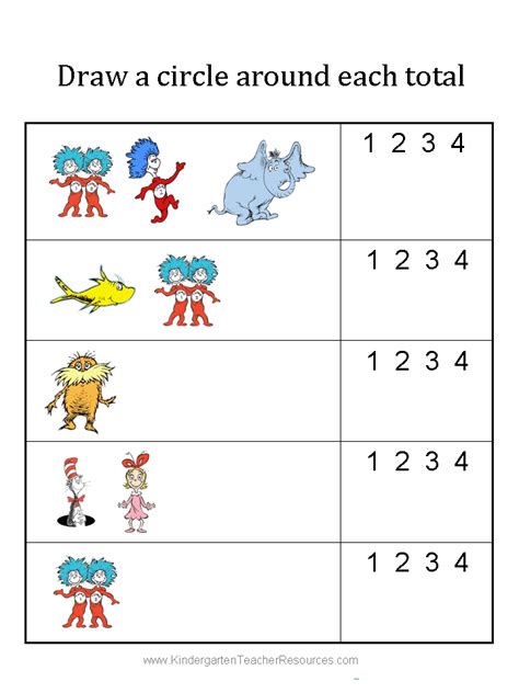 Dr Seuss Printable Numbers