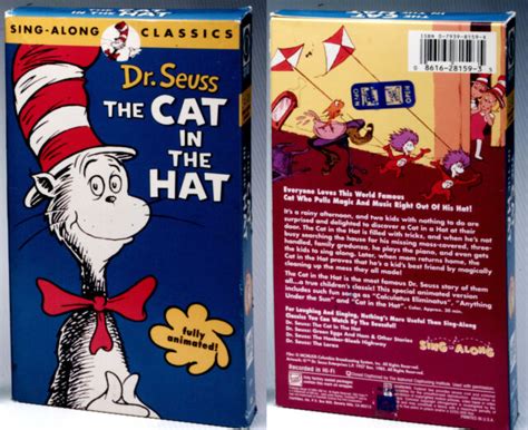 dr seuss the cat in the hat 2003 vhs ebay