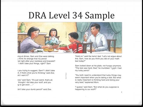 Dra Level 34 Printable Practice