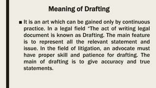 drafting meaning in tamil with example pdf