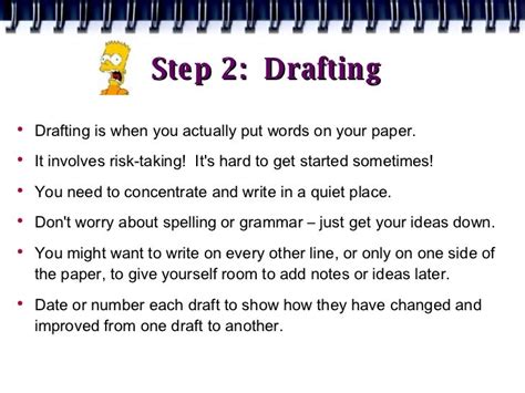 Drafting Writing Examples