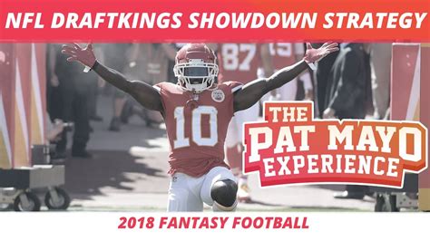 draftkings captain showdown strategy nfl