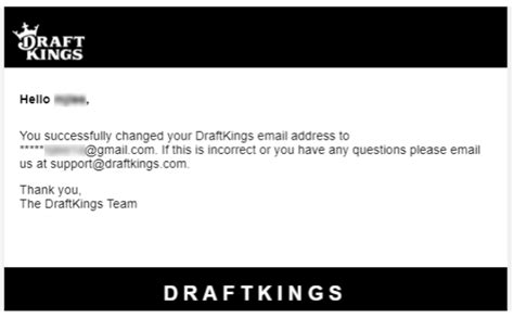 draftkings email