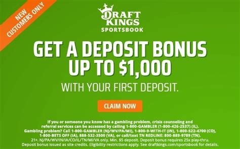 draftkings sportsbook $1000 bonus