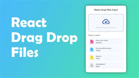 Drag And Drop File Input React