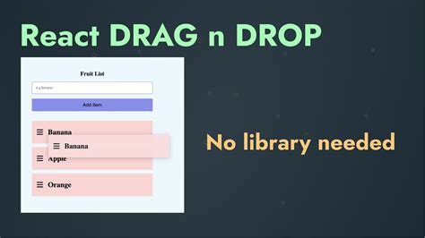 This Are Drag And Drop Order List React Recomended Post