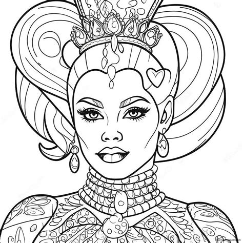 Drag Queen Coloring Page