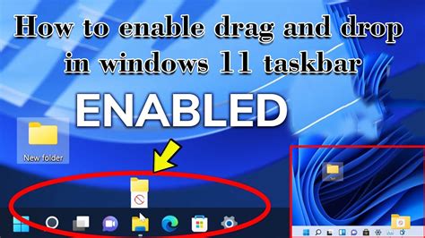 Drag Taskbar
