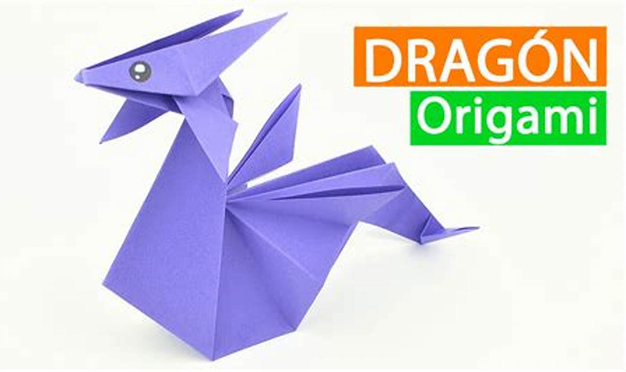 dragon paso facil origami paso a paso