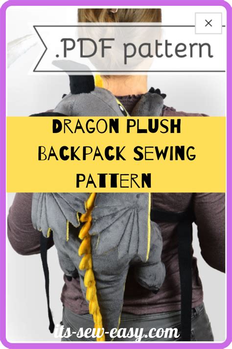 Dragon Backpack Pattern