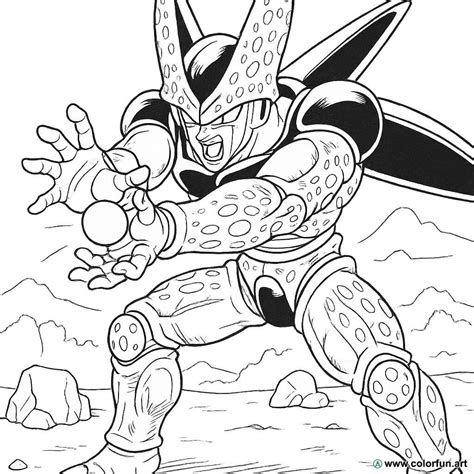 Dragon Ball Cell Coloring