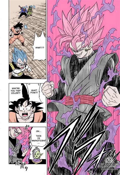 dragon ball manga colored