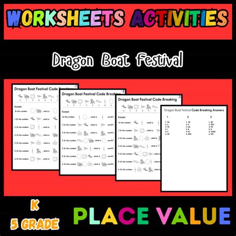 Dragon Boat Math Worksheets